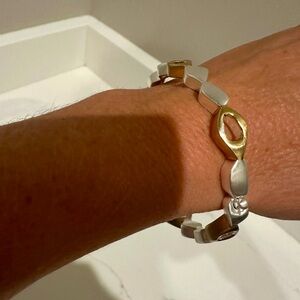 Bangle bracelet and match earrings